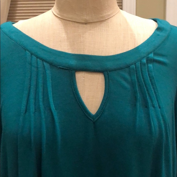 NWT JohnPaulRichard Crochet Bell Sleeve Top - Picture 7 of 7